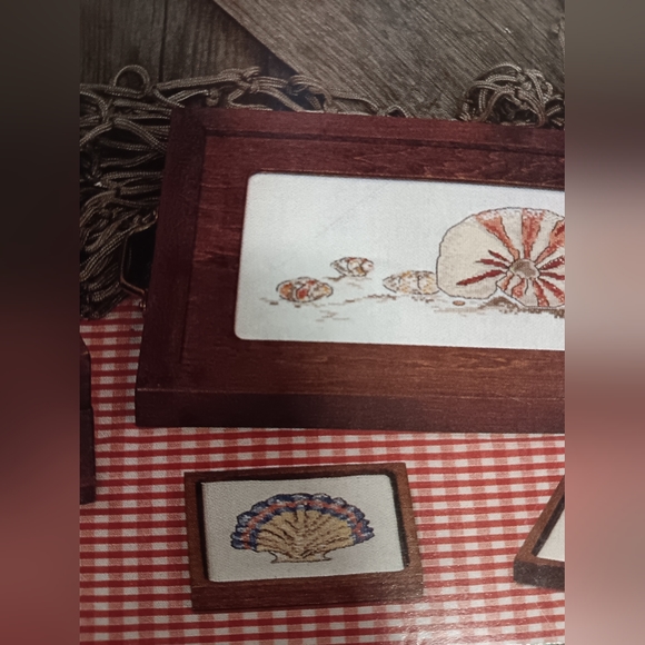 1983 ShariAne Designs Shell Fantasy Counted Cross Stitch Charts Only USA - Picture 8 of 16